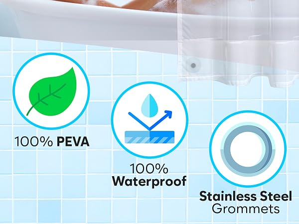 shower frosted curtain clear vinyl liner ahower shpwer shiwer showwr showers cutain curtqin curtain