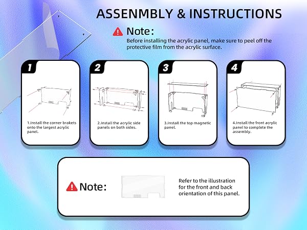 PlayVital Clear Acrylic Dust Cover for Nintendo Switch 2