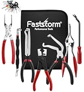 FASTSTORM 7PCS Electrical Disconnect Pliers & Fuel Line Disconnect Tool Set, Automotive Electrica...