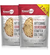 KneadAce Double Pack Sourdough Starter Culture, Fast Activation Sour dough Starter, Your Cornerst...
