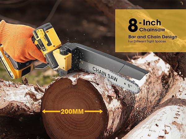 dewalt mini chainsaw 8 inch chain