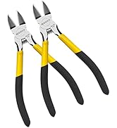 BOOSDEN Wire Cutters 2 Pack,6 inch Side Cutters, Flush Cutters, Ultra Sharp Precision Spring Load...