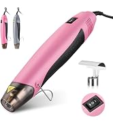 WORKPRO 400W Mini Heat Gun with Reflector Nozzle and 2 Temp Settings | 482?/842? Dual Temperature...