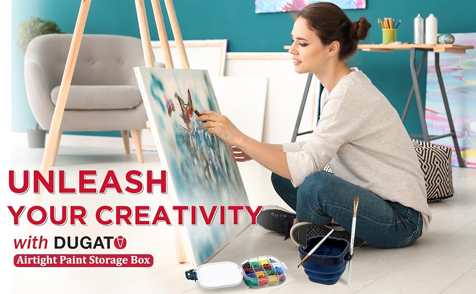 Airtight Paint Storage Box