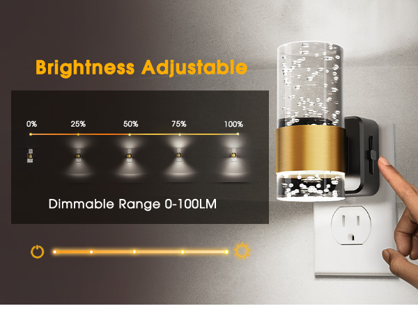 night light brightness adjustable
