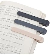 3Pcs Automatic Bookmark, Silicone Smart Book Marks for Reading Women, Men, Kids,Cute Unique Book ...