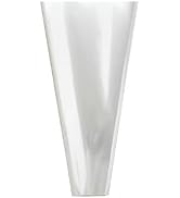 WsjiaboFux 100 Pcs Clear Flower Bouquet Sleeve Bags Rose Packaging Bag Plastic Flower Wrapping Tr...