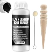 Leather Edge Sealer, Leather Burnishing Gum Smooth and Glossy Edge Finish for Bags, Wallets, Leat...