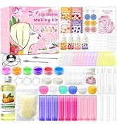 WhizToys DIY Lip Balm Making Kit Teen Girl Gifts Trendy Stuff Make Your Own Lip Gloss Set with Na...