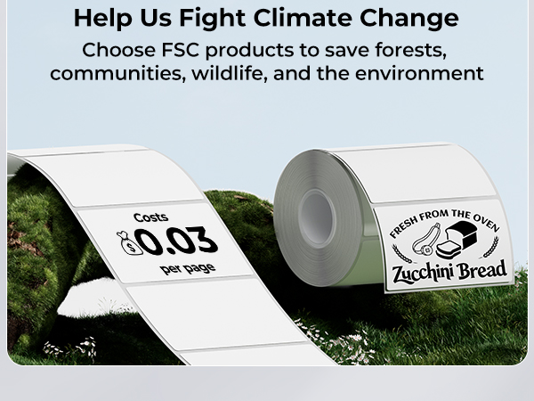 3x2 thermal labels