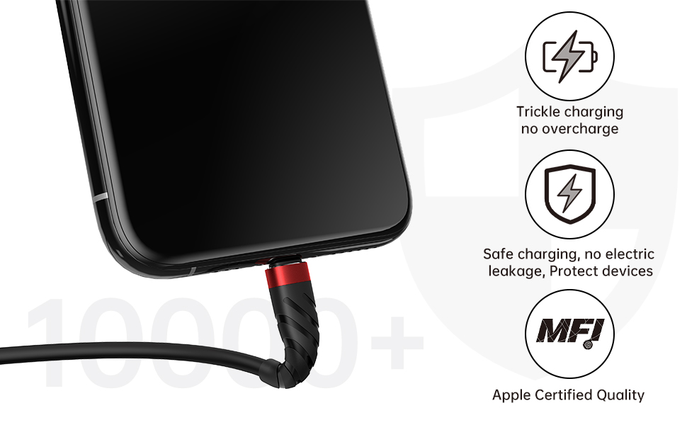 Quick and Safe iphone charging cable