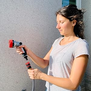 Attaching Hose Connector to Product Adapter