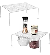 Lonian Kitchen Cupboard Organiser, Home and Kitchen Storage Shelf Wire Rack for Kitchen Cabinets,...