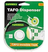 Gift Wrap Tape, 1 Roll Invisible Gift Wrapping Tape Frosted Writable Invisible Tape with Dispense...