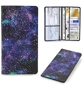 TILDOSAC Leather Car Registration and Insurance Card Holder, Car Document Holder for Cards Licens...