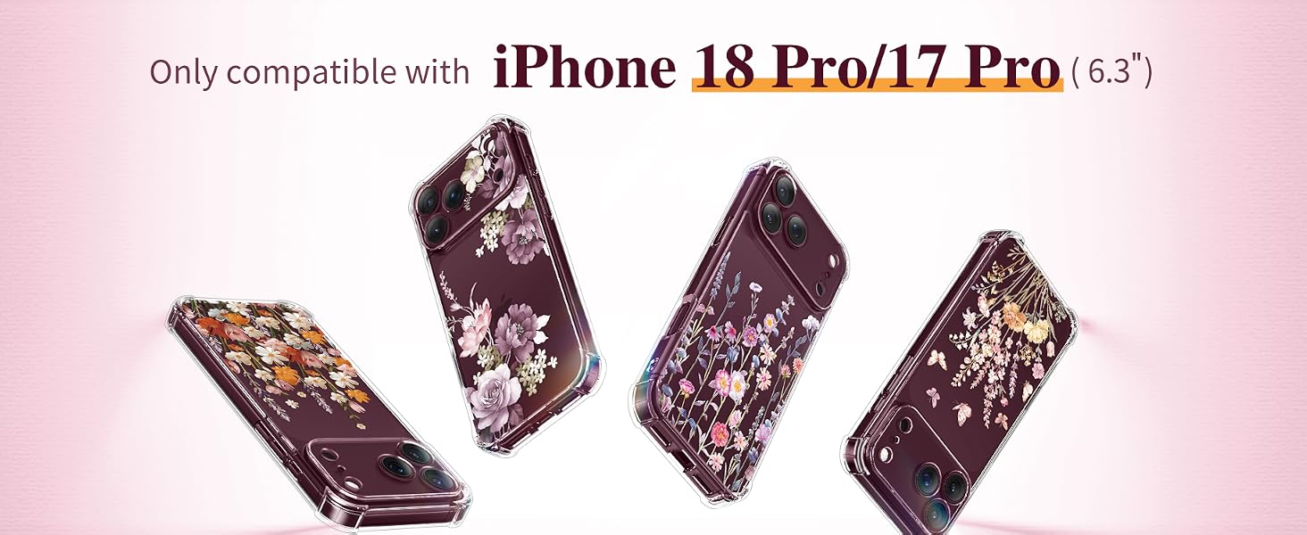 GVIEWIN Case Compatible with iPhone 18 Pro/17 Pro