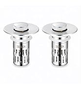 DODOBETTER Bathroom Sink Drain Strainer,Bathroom Sink Drain Stopper, Sink Drain Stopper,for Bathr...