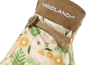 Gardening Gloves for Women Ladies Thorn Proof Leather Yard Gloves Gift for Gardeners