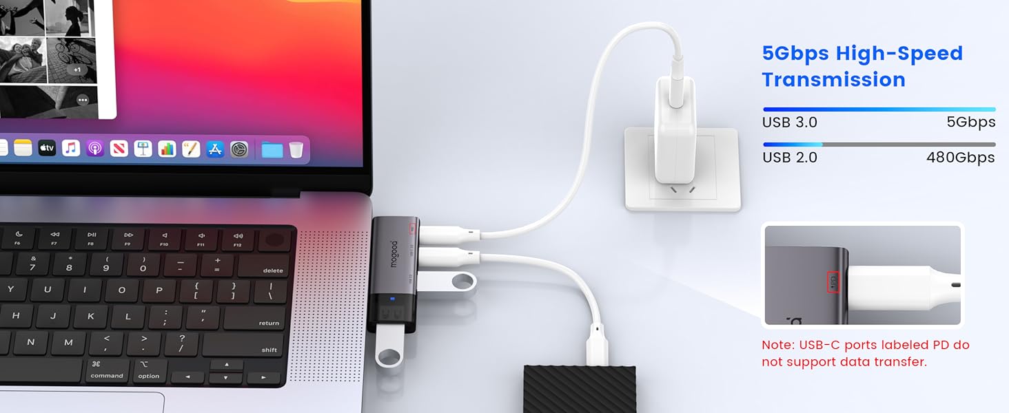 usb c hub multiport adapter