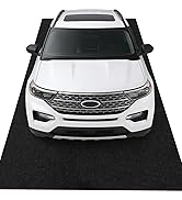 20' x 7'4" Garage Floor Mats - All-Weather Garage Floor Mats for Under Car, Absorbent Oil Spill M...