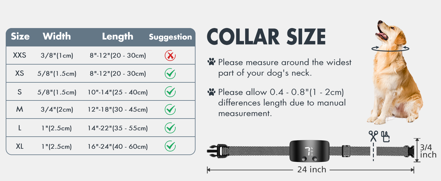 COLLAR SIZE