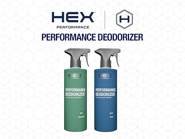 Hex performance deodorizer
