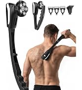 VIKICON Electric Back Shaver for Men w/Long Handle, 6D Body Shaver Men