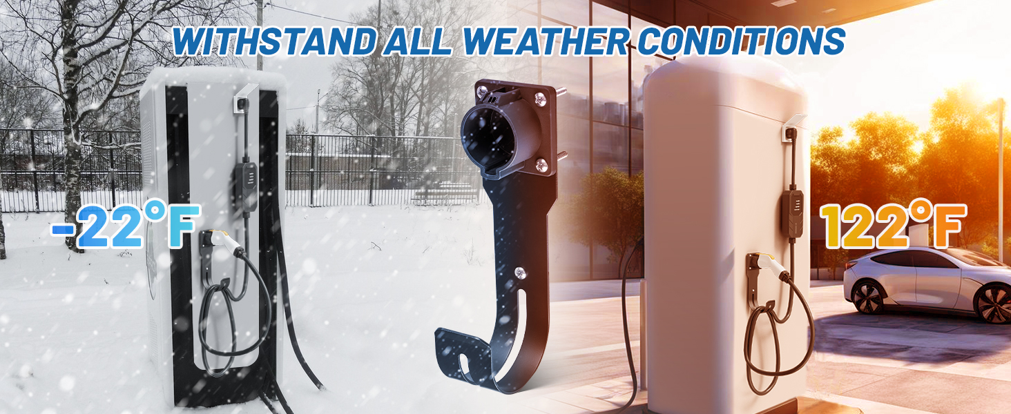 j1772 ev charger holder
