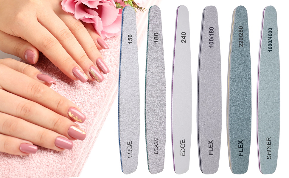 Nail File and Buffer Set (6 Pcs)