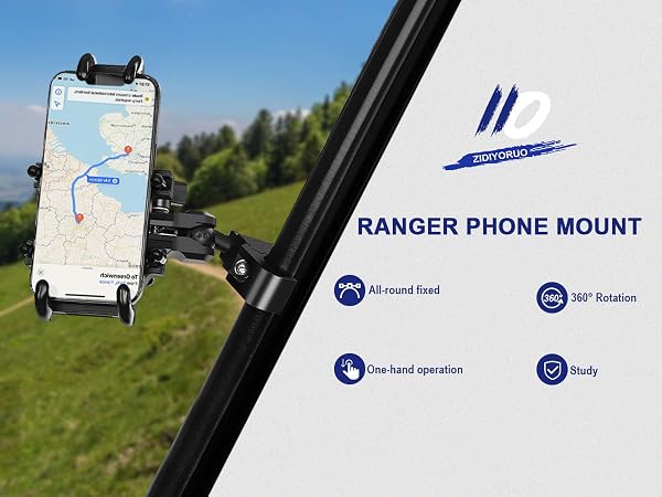 Polaris ranger phone mount,Polaris ranger phone holder,Polaris ranger electronic device holder mount