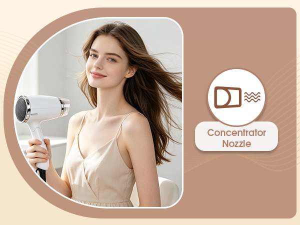 Portable mini hair dryer with foldable handle easily fits luggage for business travel