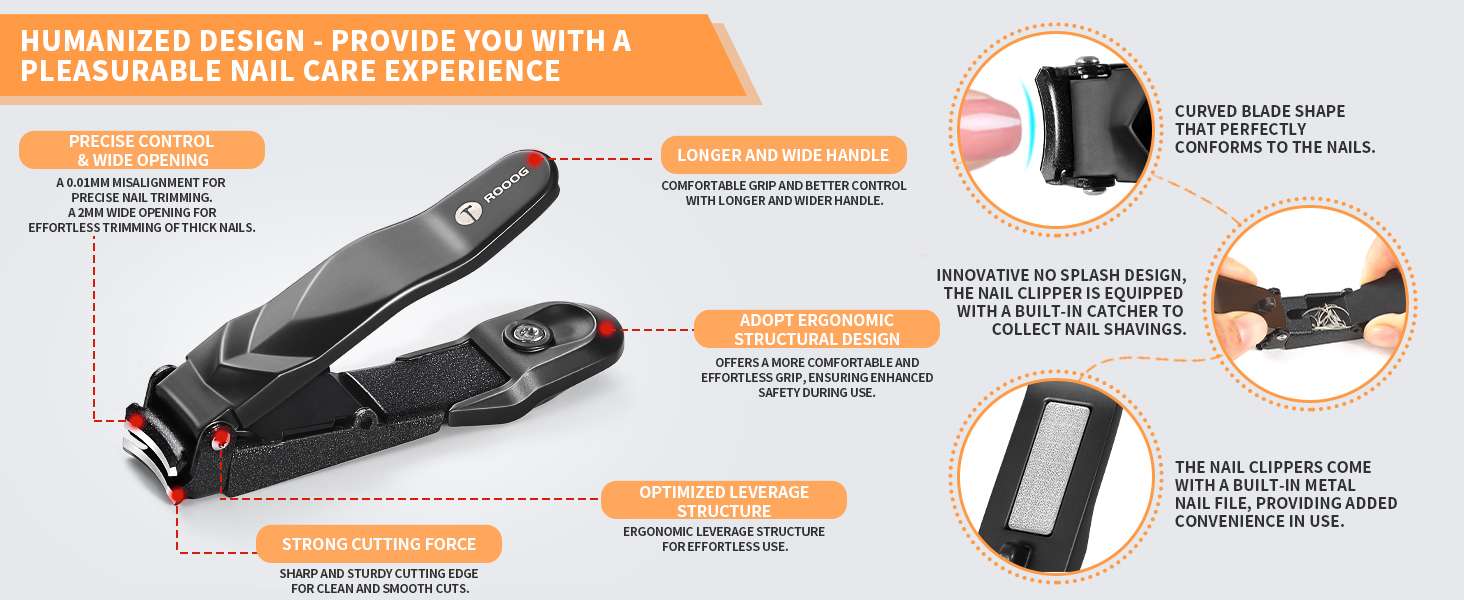 Introducing the features of ROOOG Nail Clippers
