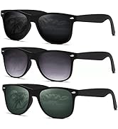 DEMIKOS Sunglasses Men Polarized Sunglasses for Mens Womens Retro Mirror Lens for Driving Fishing...