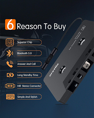 bluetooth cassette adapter