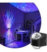 L LOHAS LED Night Light for Kids,Night Light Projector with Dusk to Dawn Sensor,9 Color Changing,...