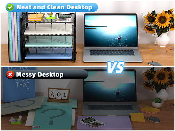 Efficient utilization of desktop space