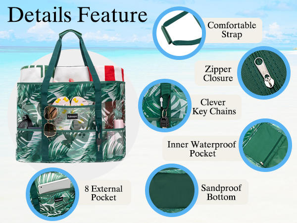 beach bags waterproof sandproof
