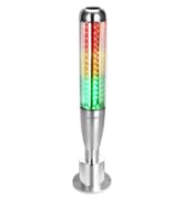 Metal Tower Light 3 Layer Industrial LED Warning Lights, 24VDC Light, Column Signal Baseball Towe...