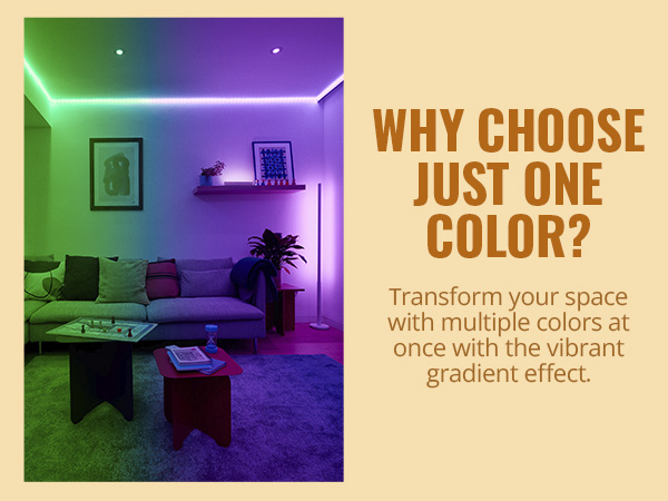 Vibrant gradient effect