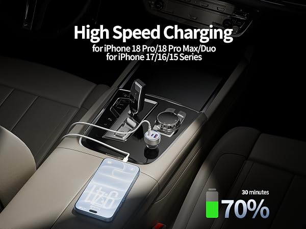 car charger for iphone 18 pro max
