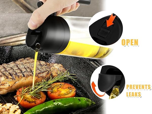oil dispenser bottle spray and pour