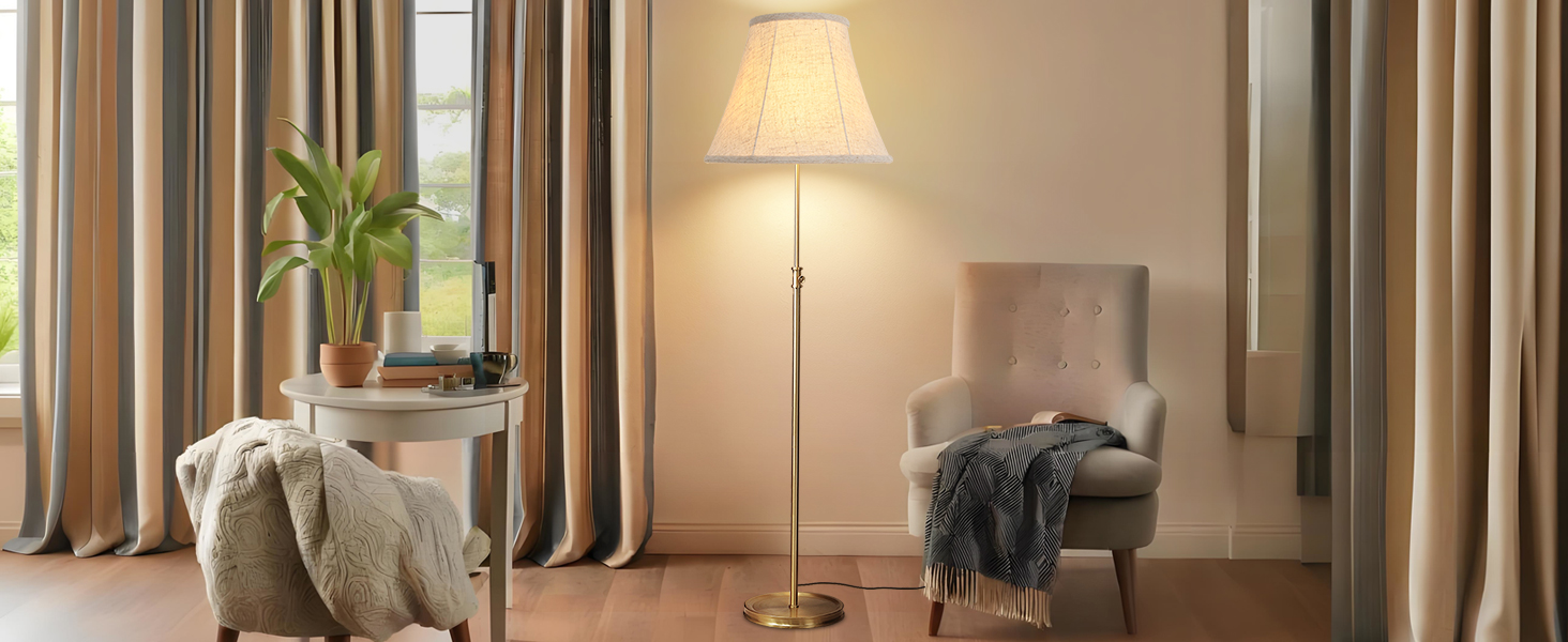 Lamp Shade Set with 2 Lamp Harps – 2-Pack