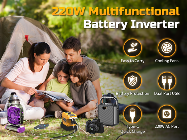 Portable outdoor Dewei inverter