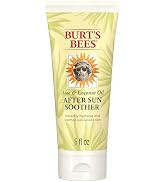 Burt's Bees After Sun Lotion with Hydrating Aloe Vera & Coconut Oil - Summer Essentials, Sunburn ...