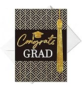 Artoid Mode 24 Pack Black Gold College Graduation Cards Gift With Envelope & Stickers Blank Note ...