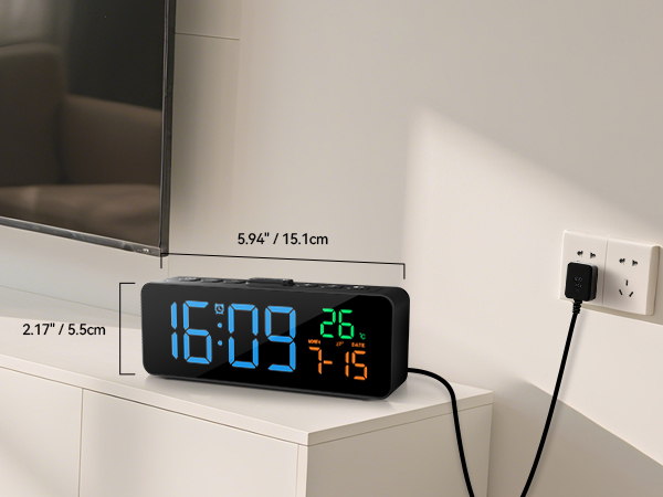 plug-in clock
