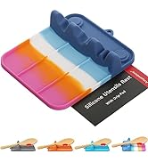 Spoon Rest, Silicone Spoon Holder for Stove Top with Drip Pad Suitable for Multiple Kitchen Gadge...