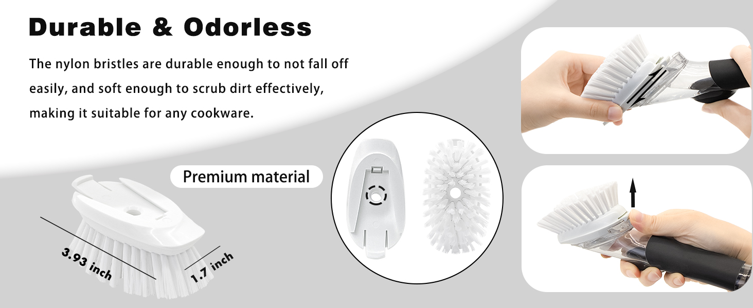 Soap Dispensing Dish Brush