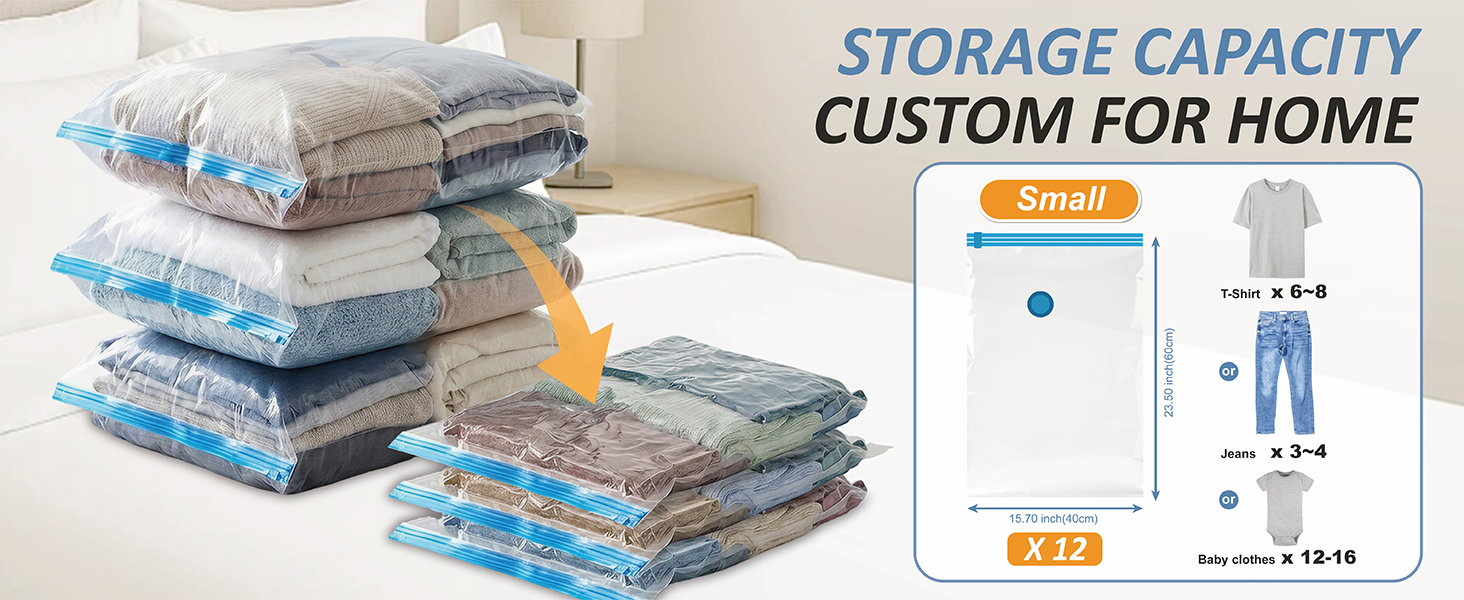 vacuum storage bags small