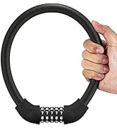 ROCKBROS Bike Lock 5 Digit Cable Lock Lightweight Bicycle Lock Bike Lock Combination Portable Loc...